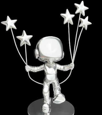 Swing - polished stainless steel - 31" inch