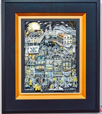 The dawn of the death - 38 x 48 cm - Sérigraphie 3D
