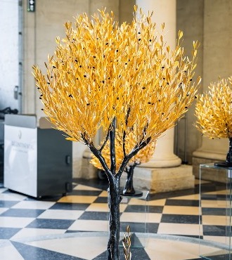 Okéanos - 194 x 75 cm - Sculpture en bronze