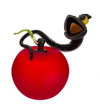 SOLD OUT - Apple tentetion - Glass sculpture - 9" x 9" x 7"