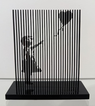 Just a Joke - 6" x 7" - Aluminium Sculpture