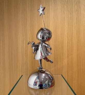 Astro Girl run - polished stainless steel - 20" inch