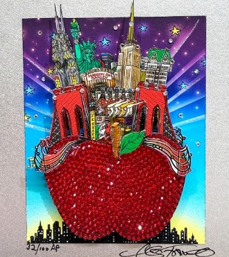 Sounds of the little apple - 13 x 10 cm - Sérigraphie 3D