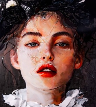 Florence - 100 x 75 cm - Techniques Mixtes