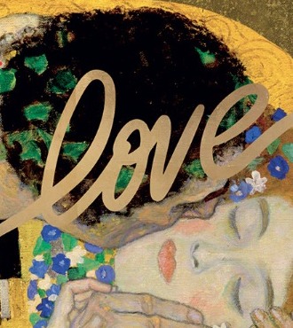 Love by Klimt - Kinetic Pop art - 74 x 74 cm