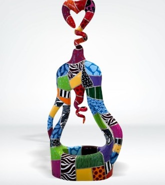 Open your heart - 80 x 35 cm - Sculpture