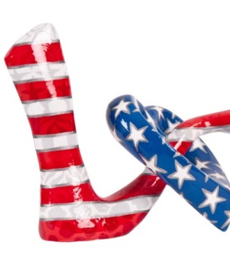 New love USA - 52 x 110 x 40 cm - Sculpture