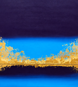 Les Confins - Peinture acrylique sur toile - 81 x 60 cm