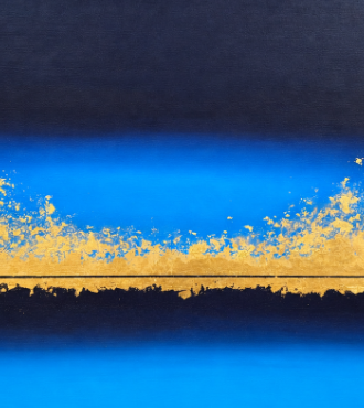 Eclat d'Infini - Peinture acrylique sur toile - 116 x 81 cm