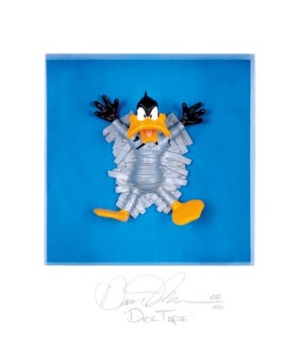 Duck tape - 51 x 51  cm - Shadow box