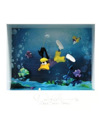 Every stroke counts - 63 x 68  cm - Shadow box