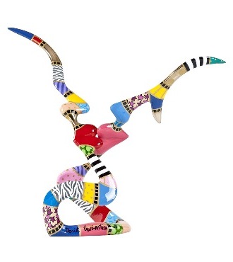 Sweet kiss - 40 x 50 x 20 cm - Sculpture en bronze