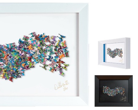 Passing with flying colors - 50 x 35  cm - Oeuvre sur papier en 3D