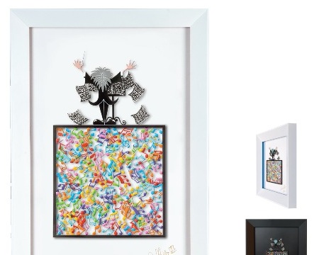 Thinking outside the box # Conductor - 50 x 35  cm - Oeuvre sur papier en 3D