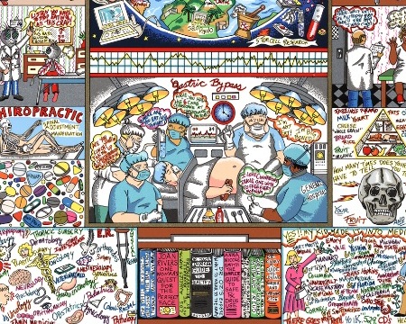 Is there a doctor in the house - 35 x 48 cm - Sérigraphie 3D