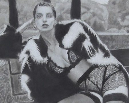 Tatiana - 18,3" x 24" - Work on paper