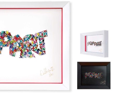 Pop Art  #2 - 50 x 35  cm - Oeuvre sur papier en 3D