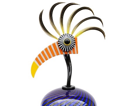 Mandarin - Sculpture en verre - H 53 cm