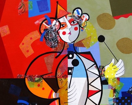 Les mondes cachés - 100 x 80 ou 24 x 30 cm – Laque sur aluminium