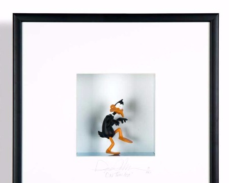 On thin ice - 58 x 58 cm - Shadow box