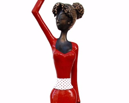 Lara - SOLD OUT - 190 cm - Sculpture en bronze, piéce unique