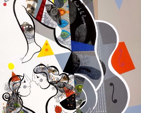 Fruits de la passion - 39" x 47" / 39" x 31,2" or 9,3" x 11,7" – Lacquer on aluminium