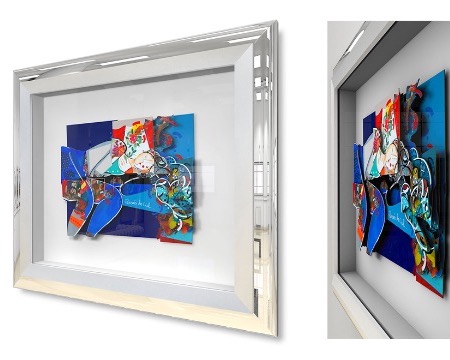 Pensées de ciel - 8,2" x 11" - Work on paper 3D
