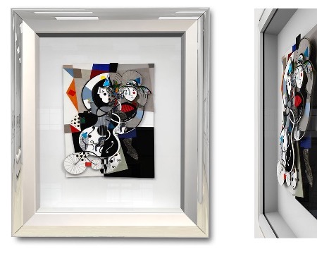 Les roues du retour - 8,2" x 11" - Work on paper 3D