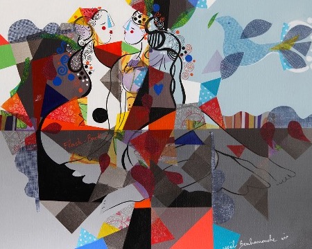 Flash back - 50 x 60 cm - Acrylique sur toile