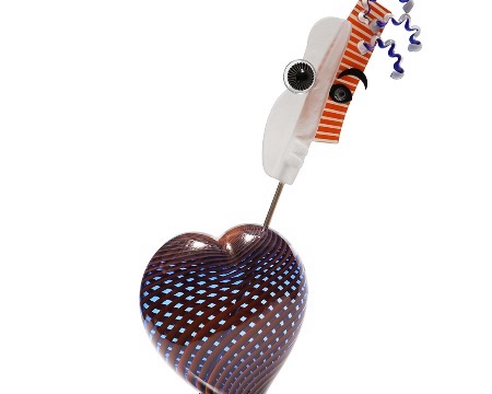 Cupidon - Glass sculpture - 24,8" x 14,1"