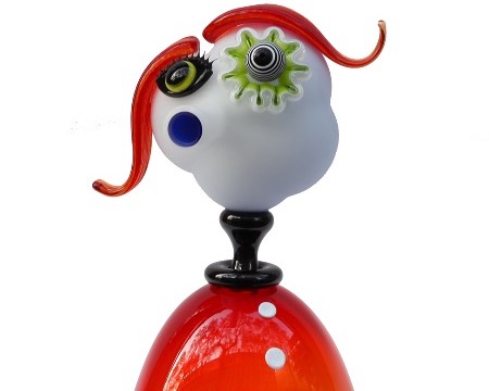 La garçonne - Glass sculpture - 14"
