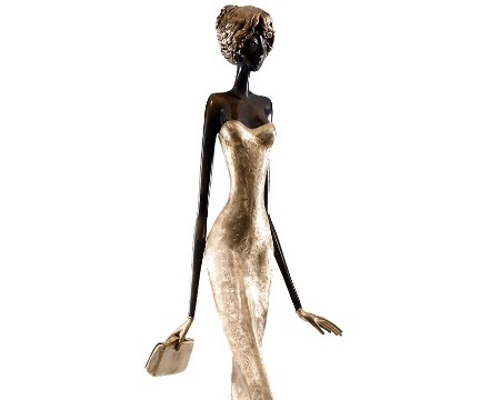 Marie - 68" - Bronze sculpture,