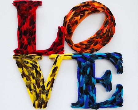 Tribute to Indiana - 47" x 47" - Plumes and drawing