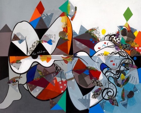 Flou Artistique - 100 x 80 cm - Laque sur aluminium