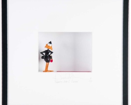 Painted into a corner - 65 x 70 cm - Shadow Box