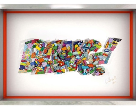 Big Bang - 41 x 56 cm - papercut 3D