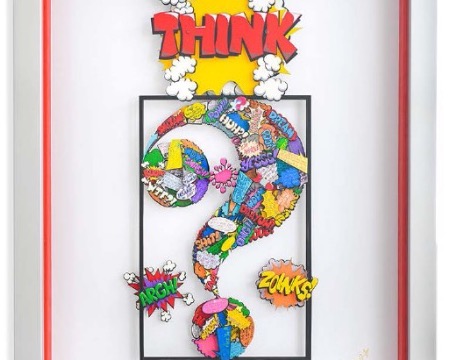 Thinking Comics - 50 x 35 cm - papercut 3D