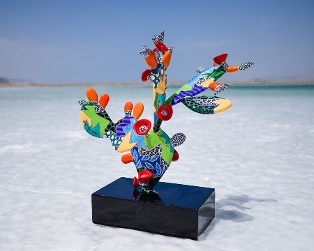 Dessert Blossom - 89 x 89 x 63 cm - Sculpture en aluminium
