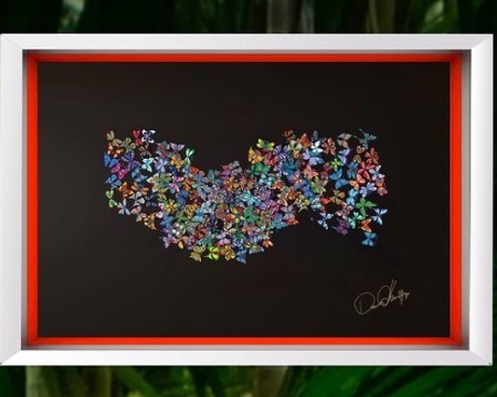 Passing with flying colors - 50 x 35  cm - Oeuvre sur papier en 3D