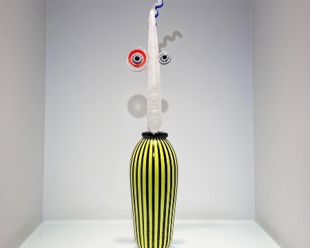 Dandy - Sculpture en verre - 47 cm