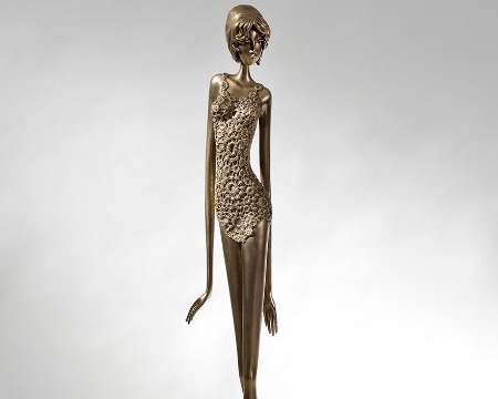 Mercedes - 39" - Bronze sculpture,