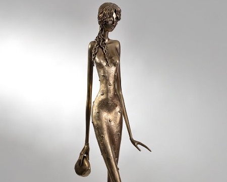 Jemma - 67" - Bronze sculpture,