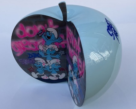 Don't paint graffiti - 23 cm - Sculpture en céramique