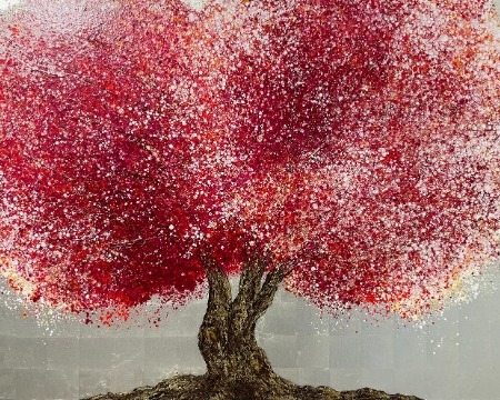 Racines - 597 A - 130 x 97 cm - Huile sur toile