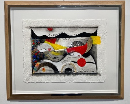 Le rythme de ton coeur amoureux - 30 x 40 cm - Techniques mixte