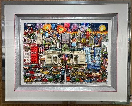 NYC grand célébration - 29" x 20" - Serigraphy 3D