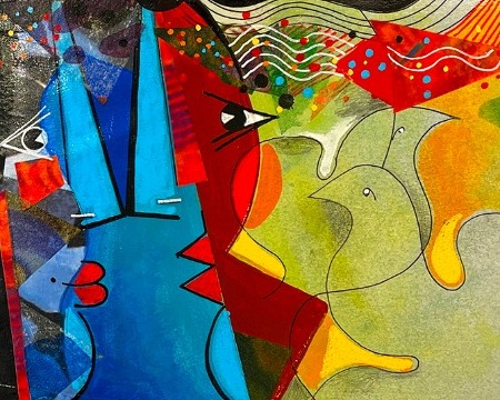 SOLD OUT - Carnet de voyage - 18" x 6" - Mix media