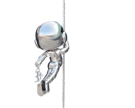 Sky High - polished stainless steel - 83" inch