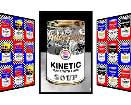 Taste the kinetic - Kinetic Pop art - 112 x 73 cm
