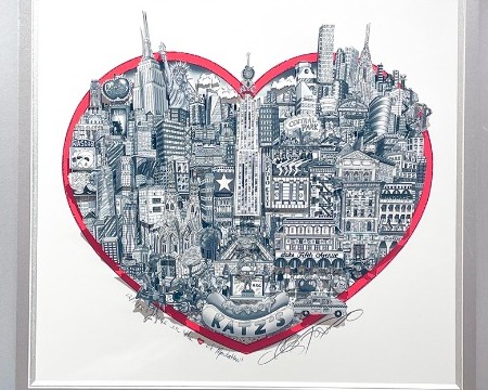 You're in the heart of Manhattan - 16" x 14" - Serigraphy 3D